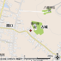 秋田県湯沢市関口関口158周辺の地図
