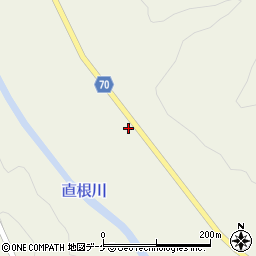 秋田県由利本荘市鳥海町上直根桑沢18周辺の地図