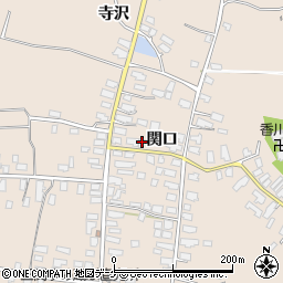 秋田県湯沢市関口関口116周辺の地図