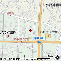 株式会社坂田建材水沢営業所周辺の地図