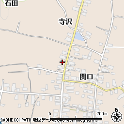 秋田県湯沢市関口関口67周辺の地図