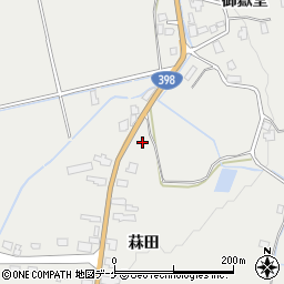 秋田県湯沢市三梨町菻田94-1周辺の地図