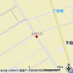 土沢入口周辺の地図