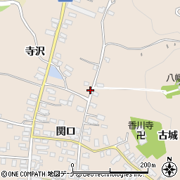 秋田県湯沢市関口関口111周辺の地図
