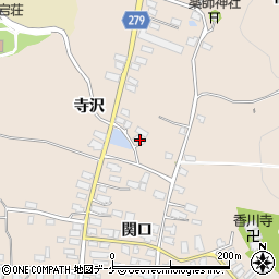 秋田県湯沢市関口関口75周辺の地図