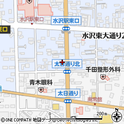 孝輝殿水沢東大通り会館周辺の地図