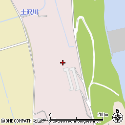 秋田県湯沢市山田福島川原周辺の地図
