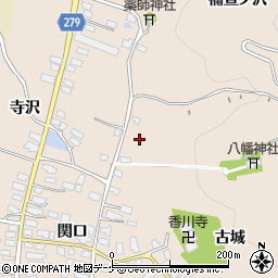秋田県湯沢市関口関口107周辺の地図