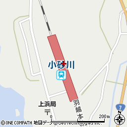 小砂川駅周辺の地図