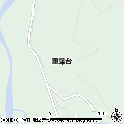 秋田県雄勝郡東成瀬村椿川重里台周辺の地図