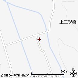 秋田県雄勝郡羽後町上仙道新畑周辺の地図