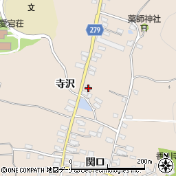 秋田県湯沢市関口関口77周辺の地図