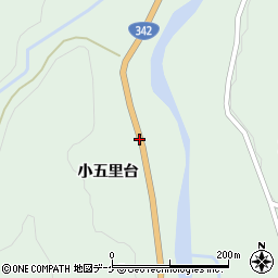 秋田県雄勝郡東成瀬村椿川小五里台周辺の地図