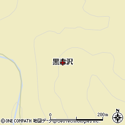 岩手県大船渡市日頃市町（黒森沢）周辺の地図