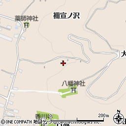 秋田県湯沢市関口大沢周辺の地図