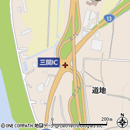 三関ＩＣ周辺の地図