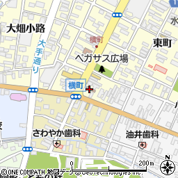 水沢横町郵便局 ＡＴＭ周辺の地図