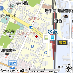 カラオケ時遊館 水沢駅前店周辺の地図