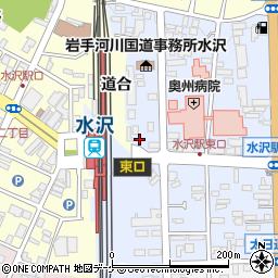 日本通運株式会社水沢支店引越センター周辺の地図