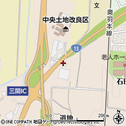 秋田県湯沢市関口道地周辺の地図