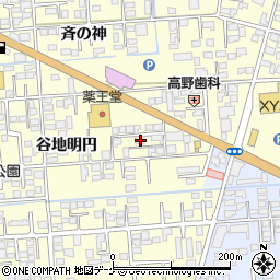 岩手県奥州市水沢谷地明円55-9周辺の地図