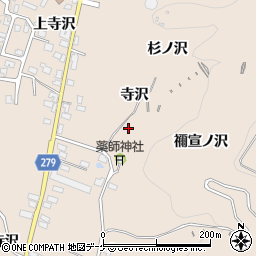秋田県湯沢市関口禰宣ノ沢周辺の地図