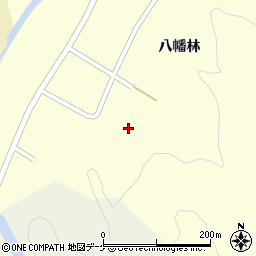 秋田県湯沢市松岡八幡林59周辺の地図