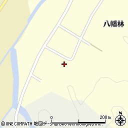 秋田県湯沢市松岡八幡林33周辺の地図