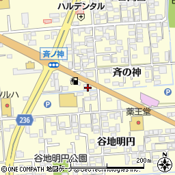 岩手県奥州市水沢斉の神87-1周辺の地図