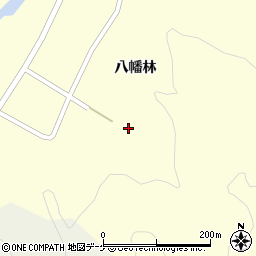 秋田県湯沢市松岡八幡林93周辺の地図