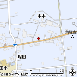 南都田郵便局周辺の地図