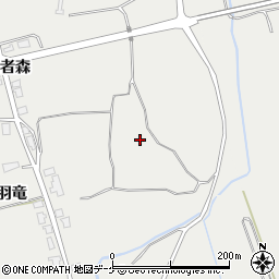 秋田県湯沢市三梨町（沢尻）周辺の地図
