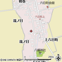 秋田県湯沢市山田筬ノ目周辺の地図