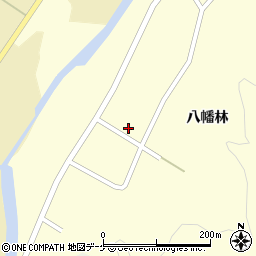 秋田県湯沢市松岡八幡林110周辺の地図
