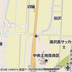 秋田県湯沢市関口沼田周辺の地図
