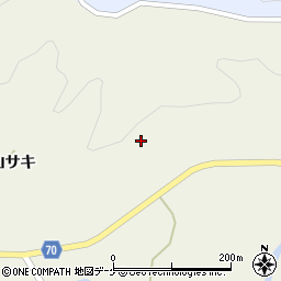 秋田県由利本荘市鳥海町上直根（大豆梨）周辺の地図