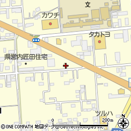 ファミリーマート水沢釜田店周辺の地図