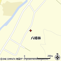 秋田県湯沢市松岡八幡林129周辺の地図