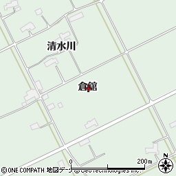 岩手県奥州市胆沢若柳倉舘周辺の地図