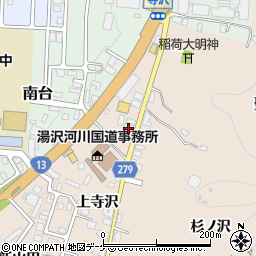 秋田県湯沢市関口上寺沢41-2周辺の地図