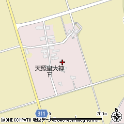 秋田県湯沢市山田福島開周辺の地図