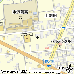 水沢スポーツクラブ周辺の地図