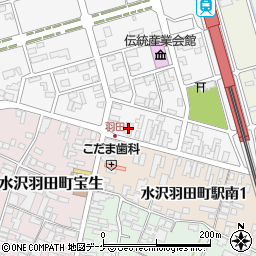 シニアパンション水沢・江刺周辺の地図
