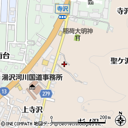 秋田県湯沢市関口寺沢159-4周辺の地図