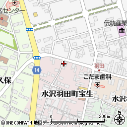 水沢信用金庫羽田支店周辺の地図