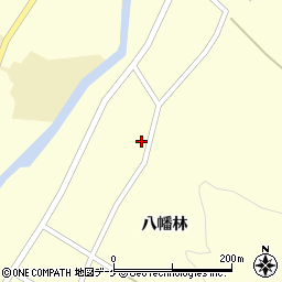 秋田県湯沢市松岡八幡林167周辺の地図