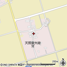 秋田県湯沢市山田福島周辺の地図