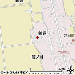 秋田県湯沢市山田鶴巻169周辺の地図