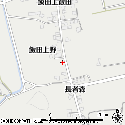 秋田県湯沢市三梨町飯田上野周辺の地図