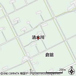 岩手県奥州市胆沢若柳（清水川）周辺の地図